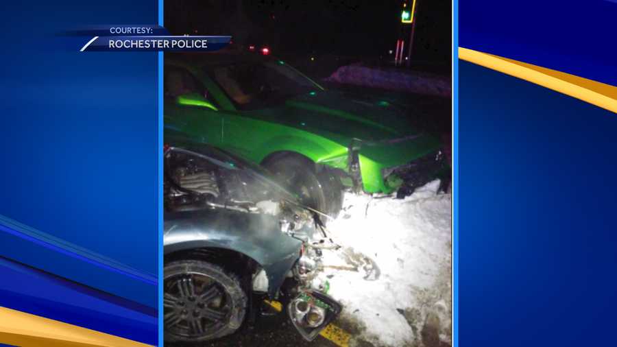 Three cars involved in Rochester crash