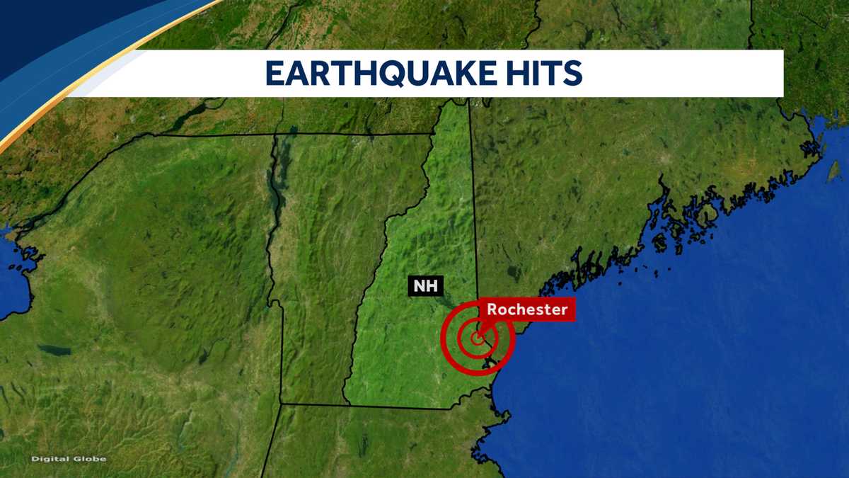 Earthquake detected in New Hampshire over weekend