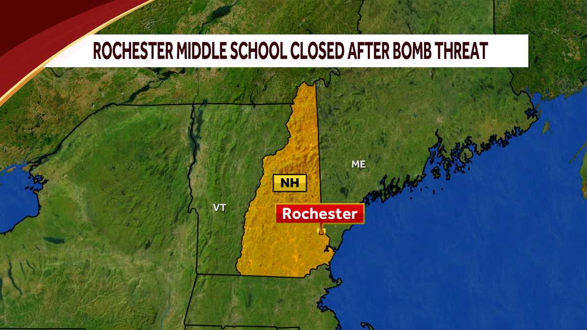 Rochester, New Hampshire Bomb threat closes middle school
