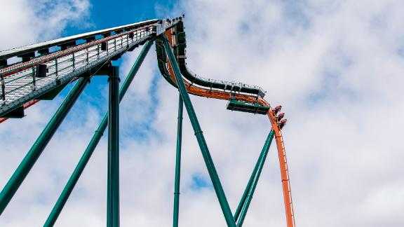 The long-awaited Yukon Striker finally opens at Canada's Wonderland outside of Toronto. The ride dangles you for 3 seconds before taking you on a 245-foot vertical drop.