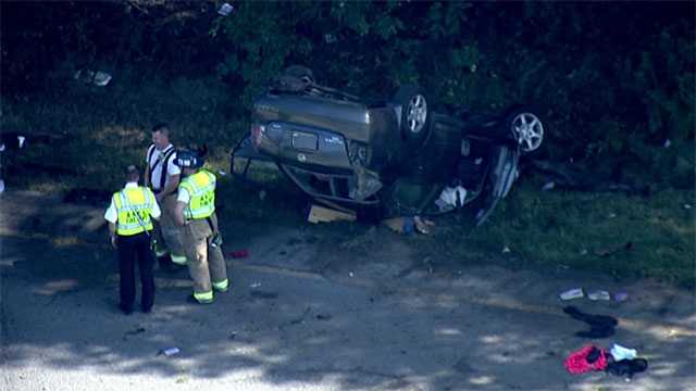 1 Ejected In Route 100 Crash 2 People Injured