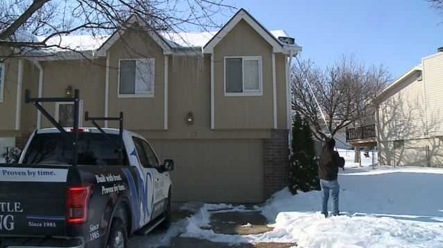 Snowy winter leads to raking rooftops