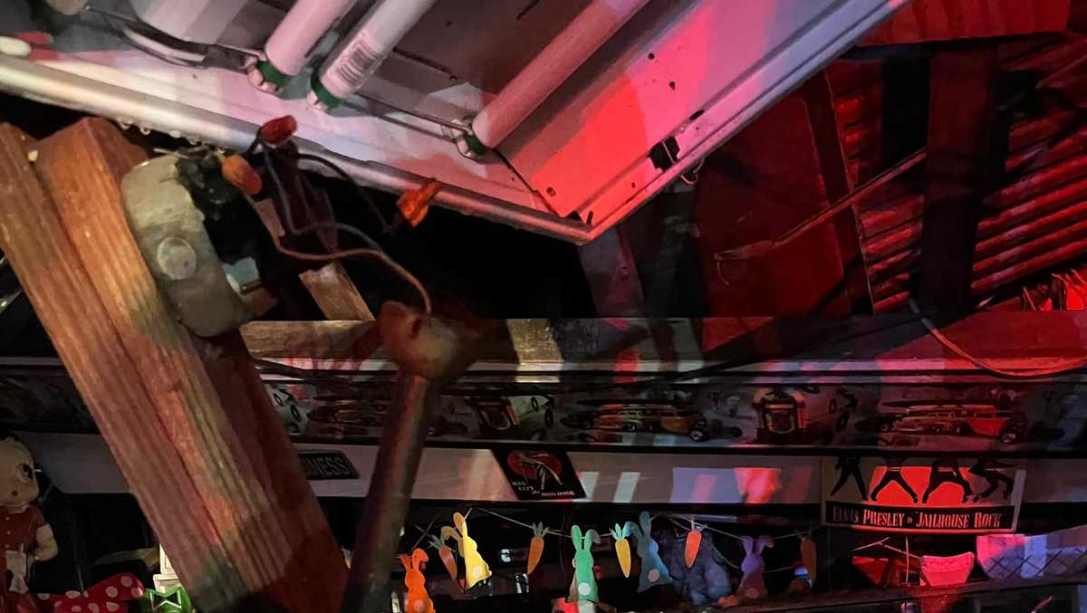 Covington Butter Krisp diner roof collapse