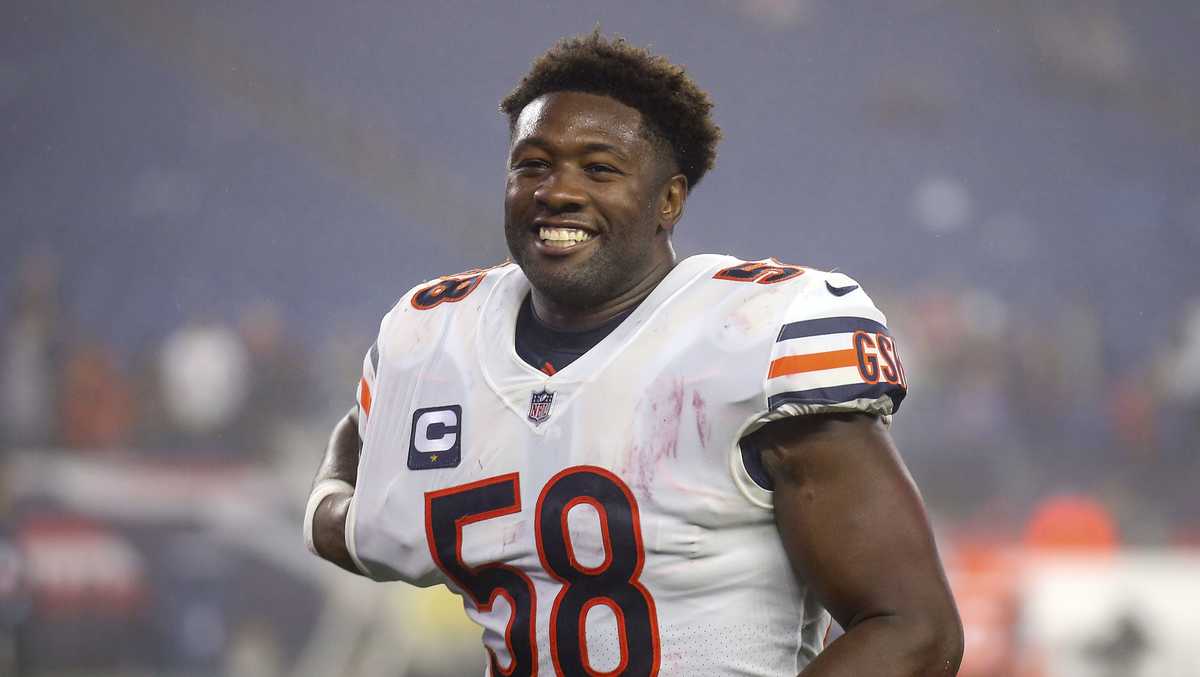 Why Roquan Smith is starting to become 'the leader of the defense' for the  Bears - The Athletic