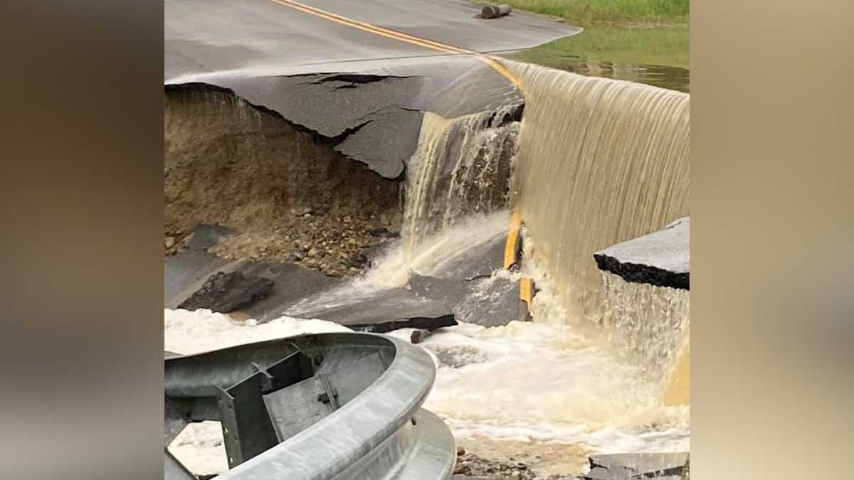 Flash flooding washes out roads, causes extensive damage in Downeast Maine