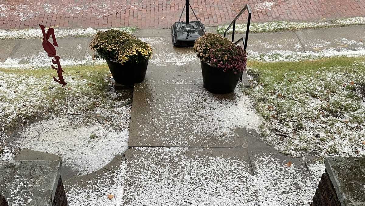 Severe weather drops hail in Ross, forces delay at Acrisure webfi