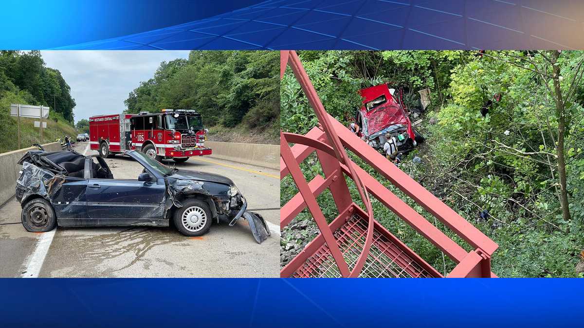 Three men flown to area hospitals following crash on I70 in Westmoreland County