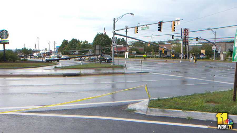 Storm damage along Route 140 in Westminster Photos