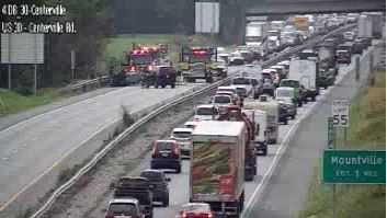 Vehicle fire shuts down Route 30 in Lancaster County