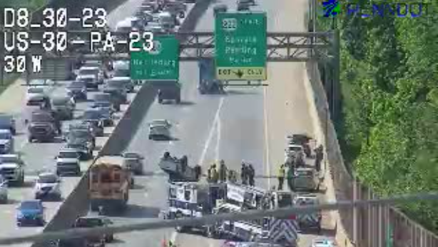 Crash cleared on Route 30 in Lancaster County