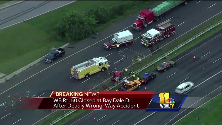 PHOTOS: Deadly crash closes portion of Route 50