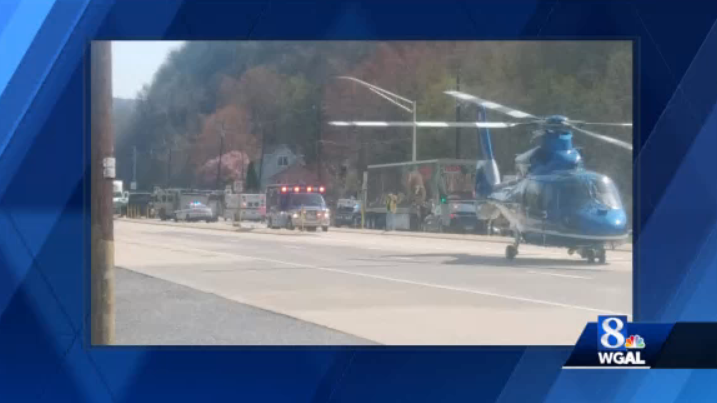 Three flown to hospital after tractor-trailer, SUV collide in central Pa.