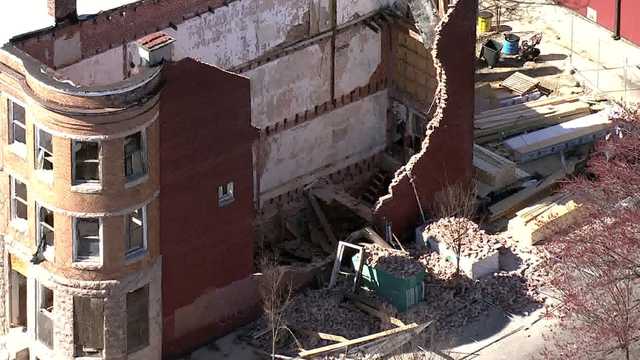 Wall of rowhome under construction collapses in Baltimore - Vimarsana News