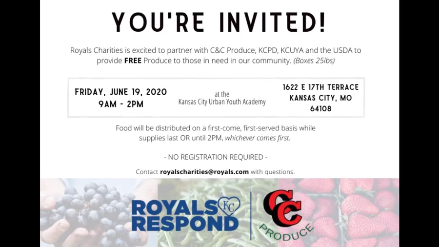Royals Charities free produce box, Juneteenth