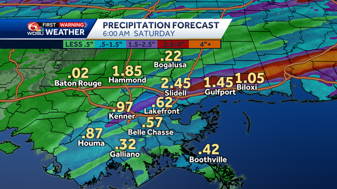 New orleans forecast