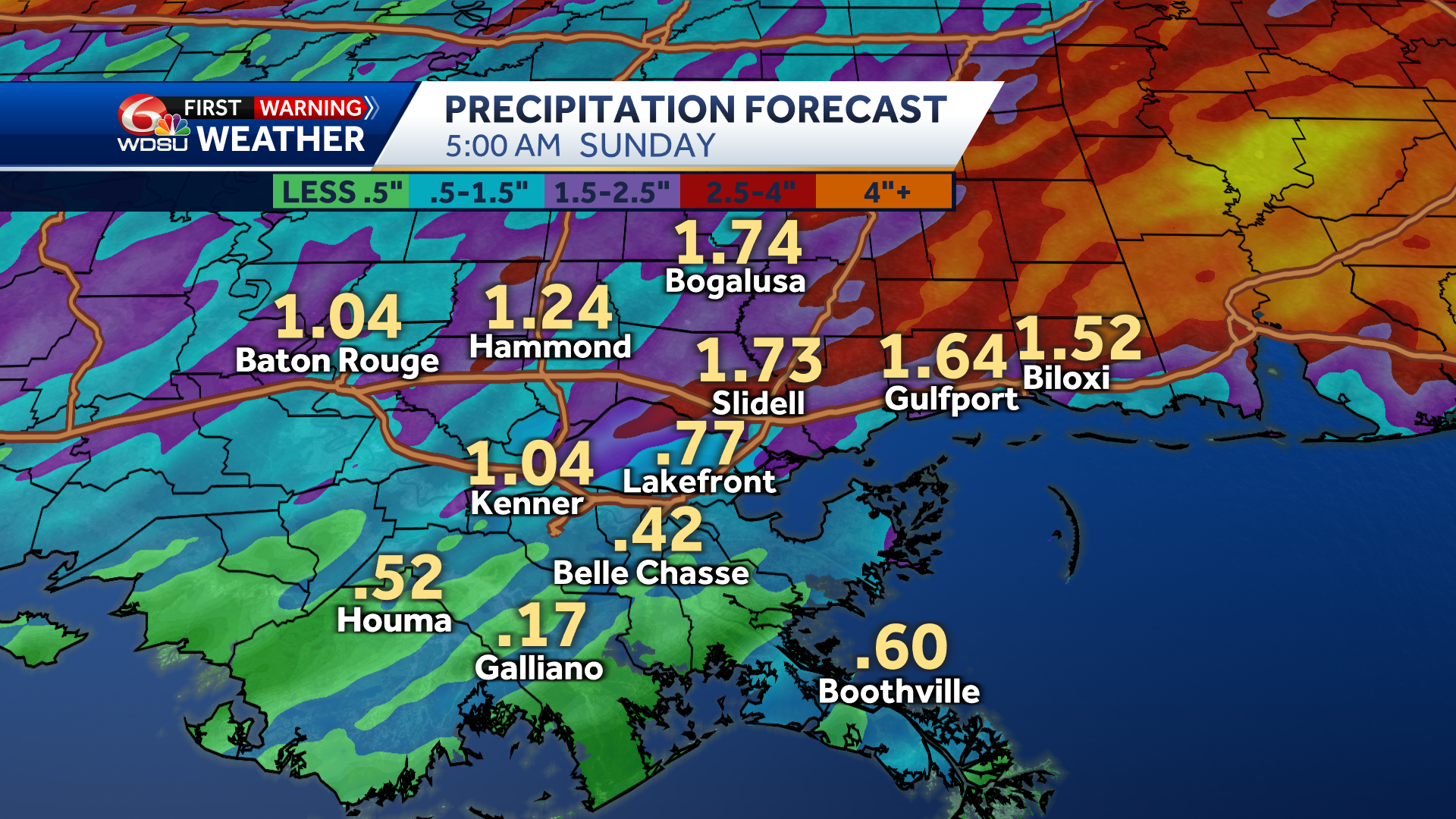 New Orleans weather forecast will a tornado hit Saturday and when - WDSU