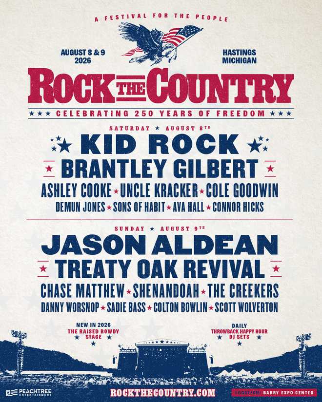 Rock the Country announces 2026 lineups