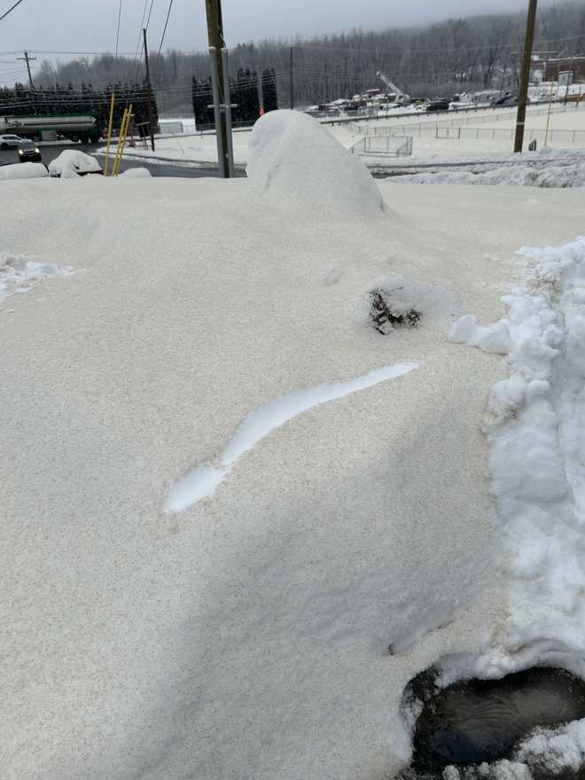 Rumford brown snow