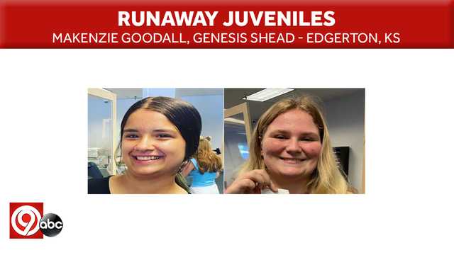 Johnson County Sheriff's Office asks for help finding runaway teens Makenzie Goodall, Genesis Shead - Vimarsana News