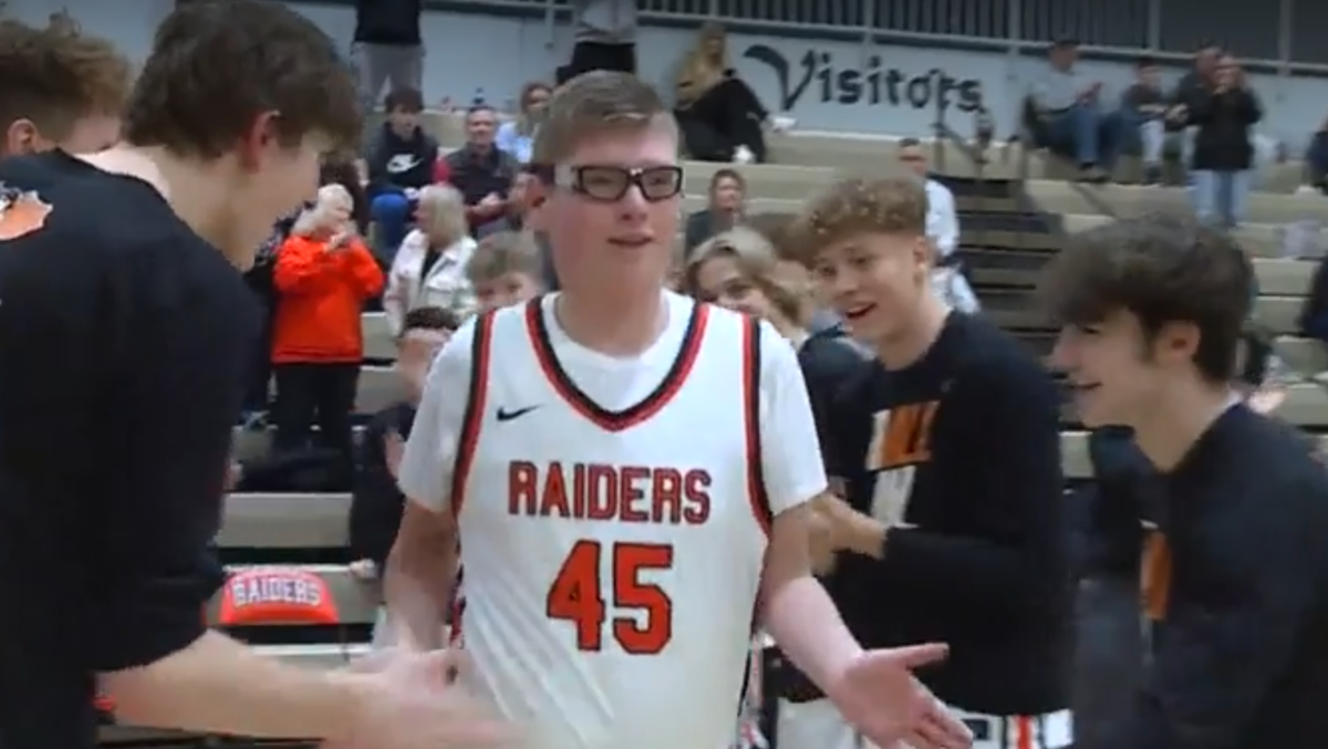 Jordan Ryle Team manager turned starting player for local high school