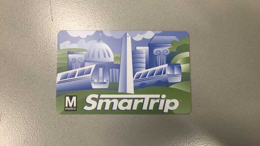 Washington D.C. Metro SmarTrip card