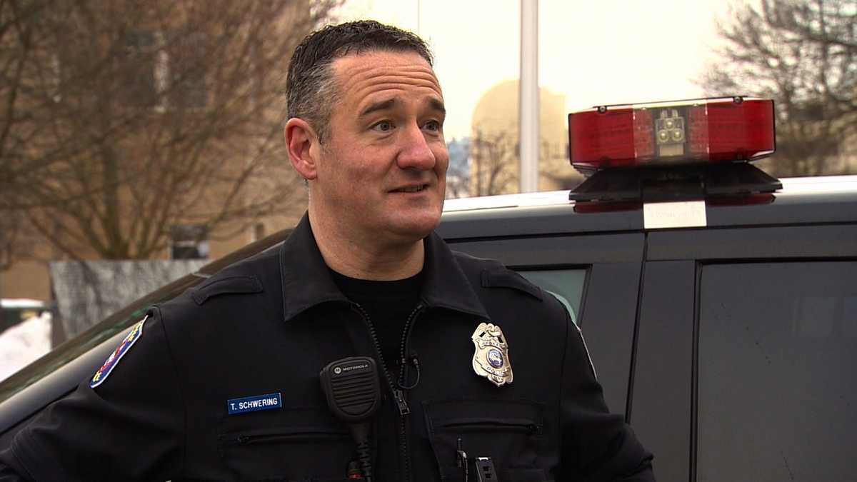 WATCH 'Guardian angel' police officer rescues veteran from burning car