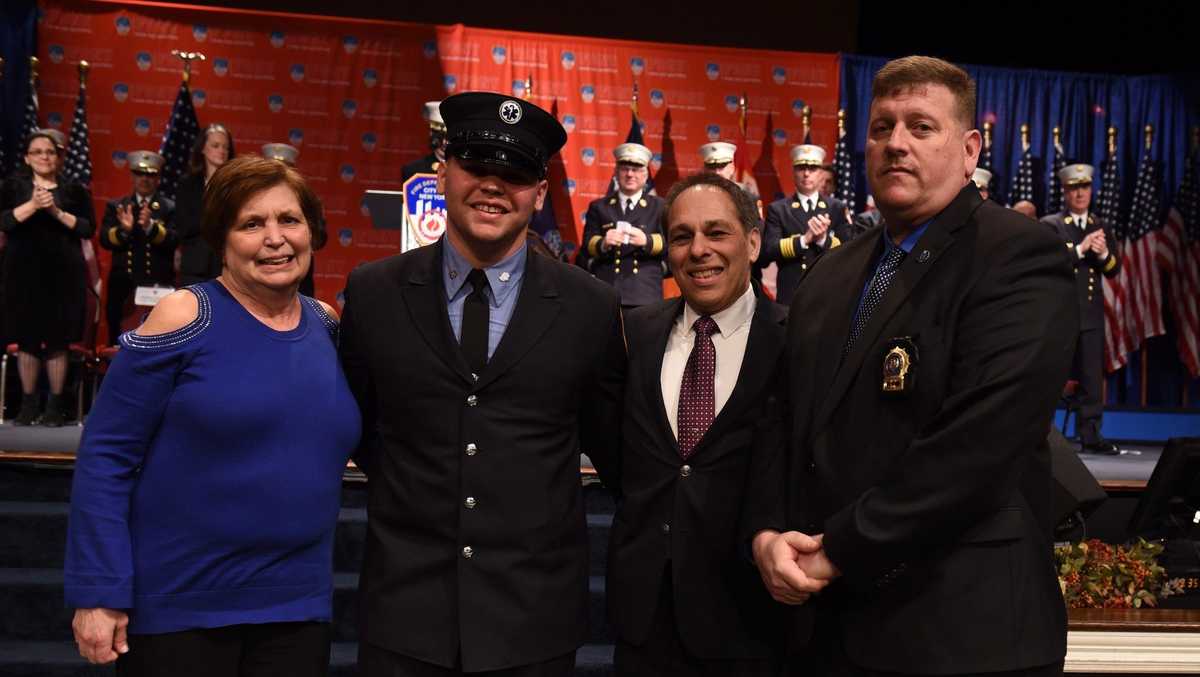 Man reunited with EMT who saved his life as a baby