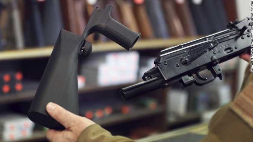 A federal judge rejected a challenge to the Trump administration's ban on bump-fire stocks.