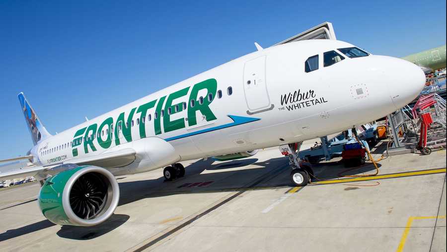 Several water fountains were shut down at a Cleveland airport after passengers aboard a Frontier Airlines flight became sick, airport officials said.