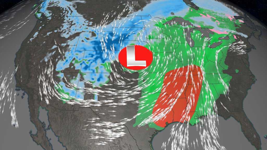 70 Million In Path Of 'bomb Cyclone' Striking Central US, Bringing Snow ...