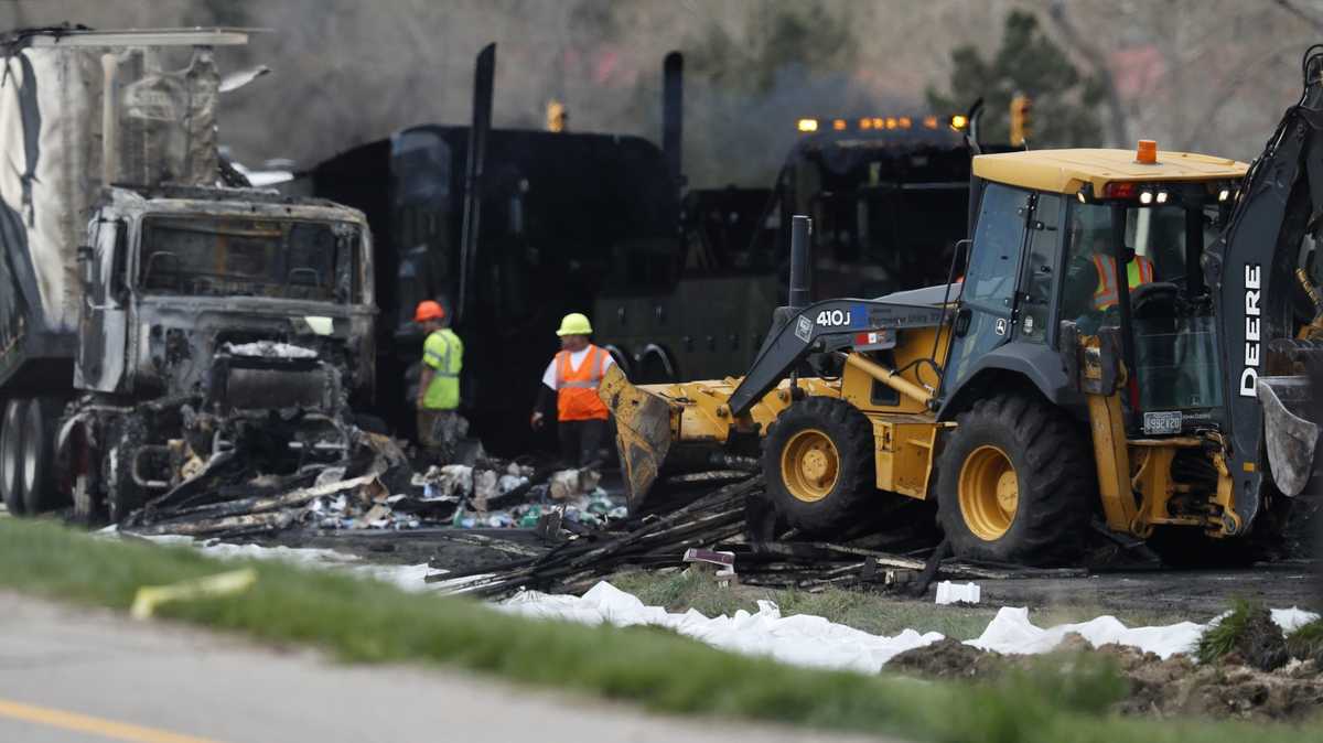 Truck driver closed his eyes in fear moments before fiery pileup crash ...