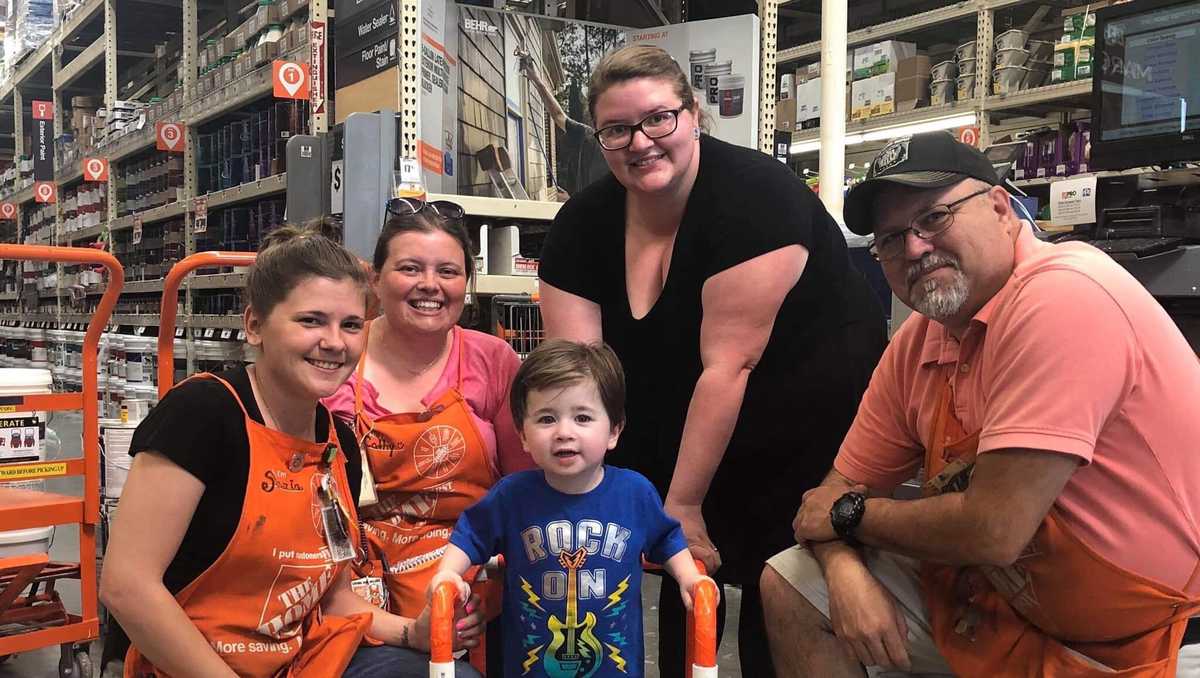 Home Depot workers build walker made of PVC pipes for 2yearold boy