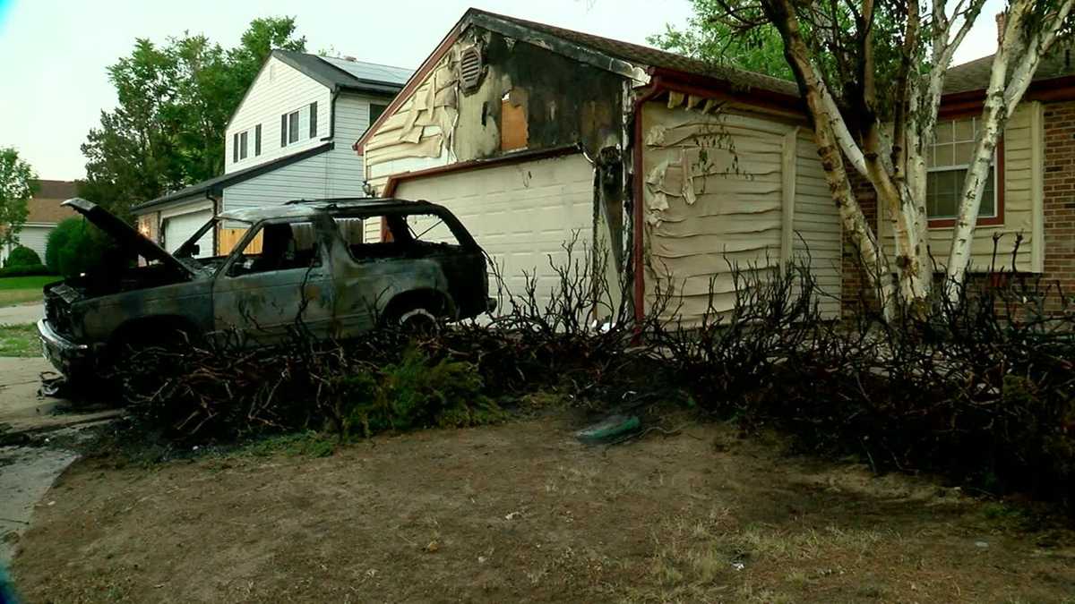 After fireworks catch a house on fire, 3 men rush to save a trapped woman
