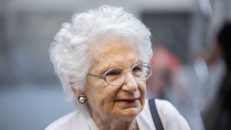 Italian life senator Liliana Segre pictured on June 21 at Fuoricinema 2019 in Milan. The 89-year-old Auschwitz survivor is now under police protection after receiving online and offline anti-Semitic threats in Italy, according to local reports. 