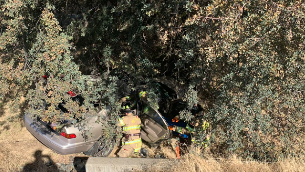 At least one person hospitalized after crash in Sacramento County