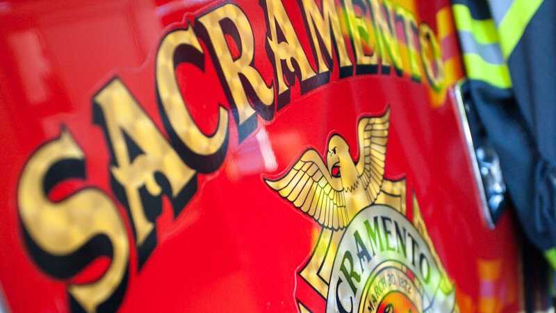A logo for the Sacramento Fire Department
