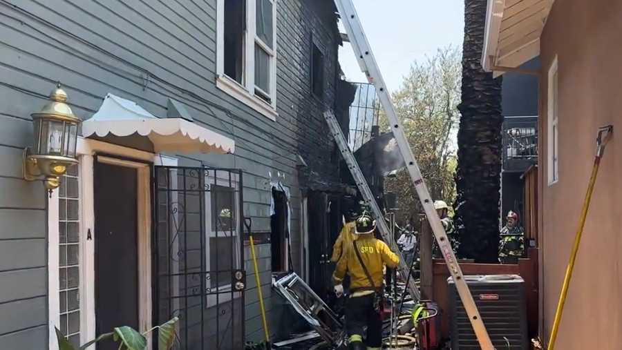 Apartment buildings damaged in midtown Sacramento fire, officials say