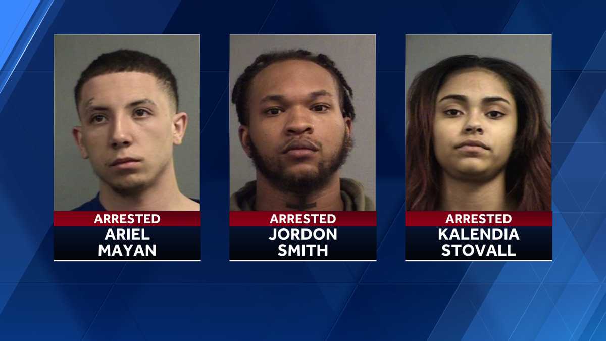 Three arrested for apartment complex shooting