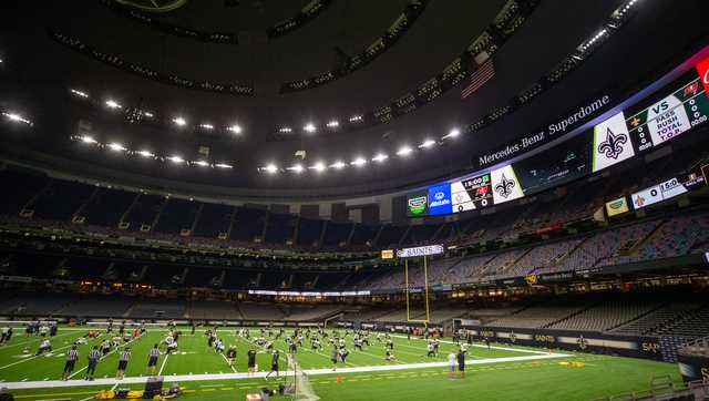 We're live for New Orleans Saints football from the Mercedes-Benz Superdome, Saints