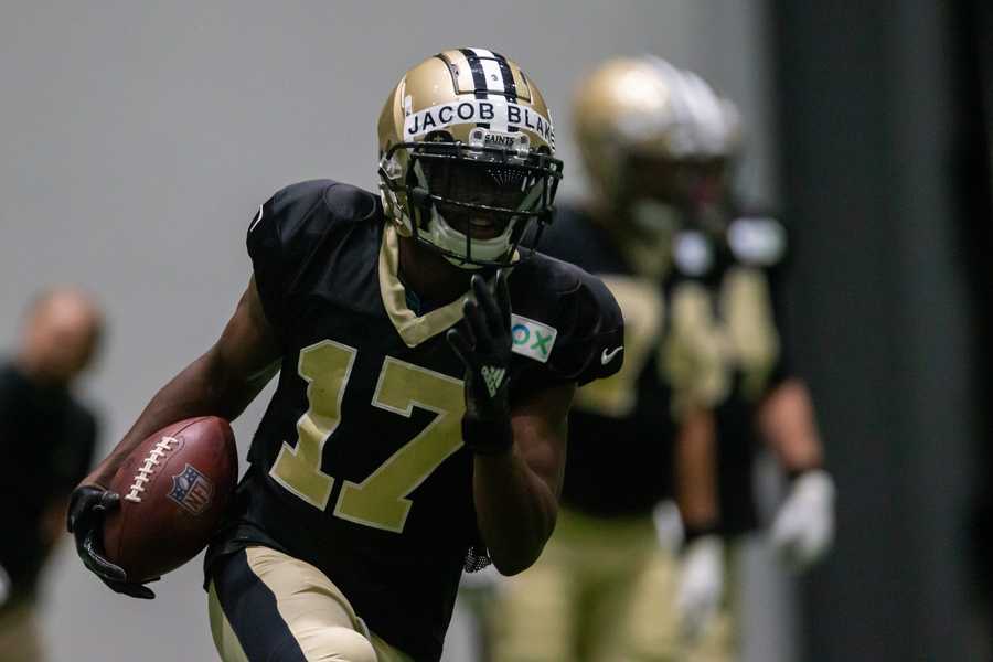 Saints honor Jacob Blake during Thursday's practice - Canal Street