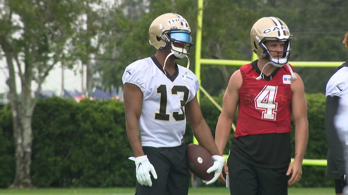 New Orleans Saints OTAs took a new turn as Michael Thomas returned to the  field