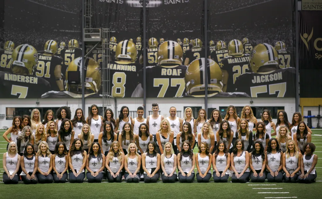 It's official: Male dancer earns spot on New Orleans Saints dance