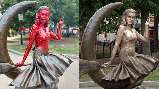 Man pleads guilty to dousing Salem's 'Bewitched' statue in red paint - Vimarsana News