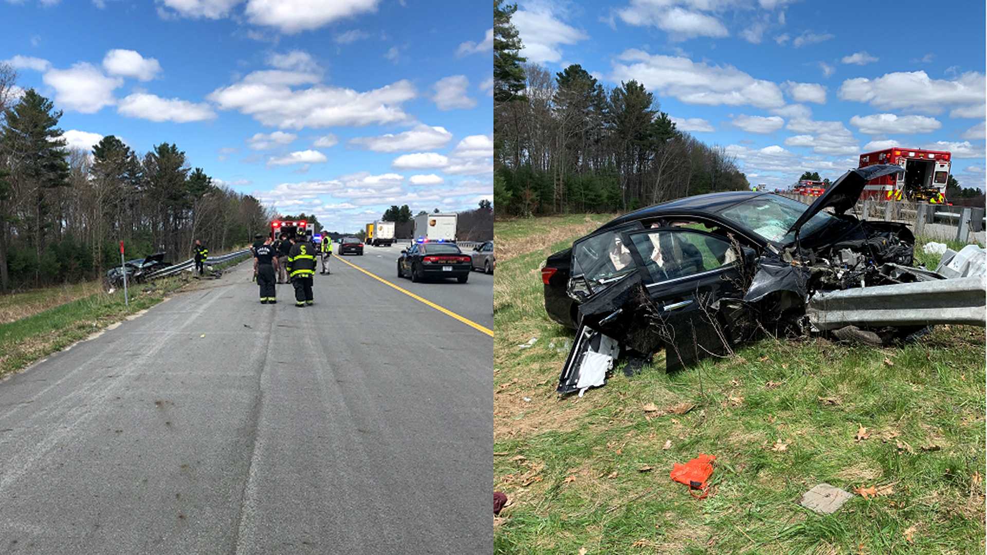 Victim Flown To Hospital After Mass. Men Involved In I-93 Crash