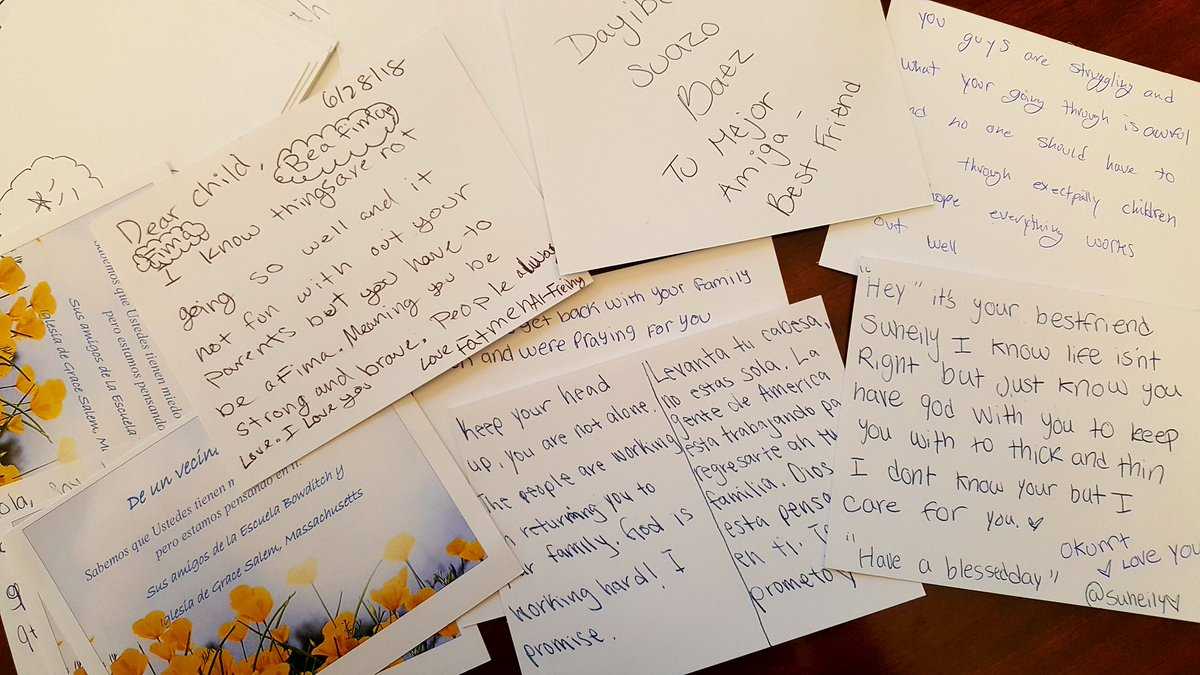 Kids write dozens of touching letters to immigrant children at the border