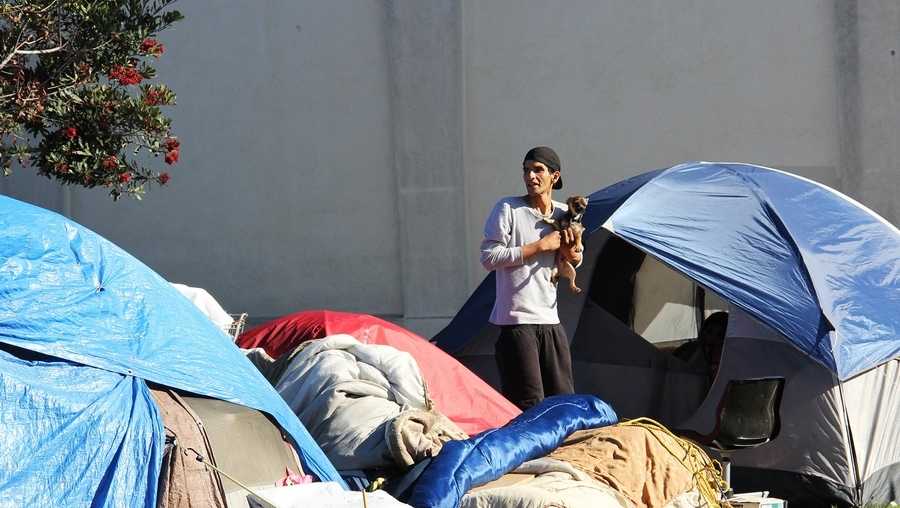 Salinas Chinatown homeless encampment