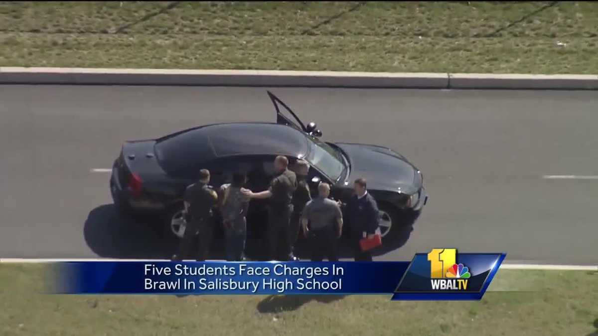 Five students charged after brawl at Salisbury school