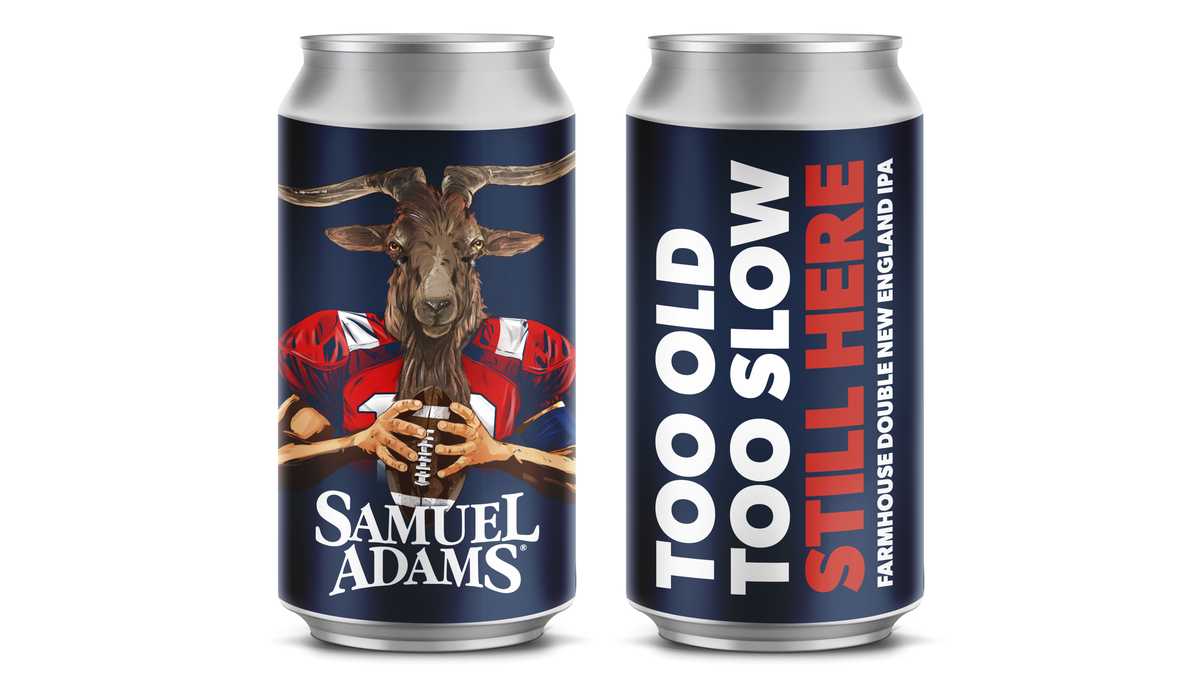 Sam Adams releasing Patriots-themed 'Too Old, Too Slow 