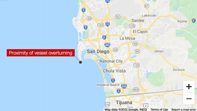 2 dead, more than 20 hospitalized after vessel overturns off San Diego coast - Vimarsana News
