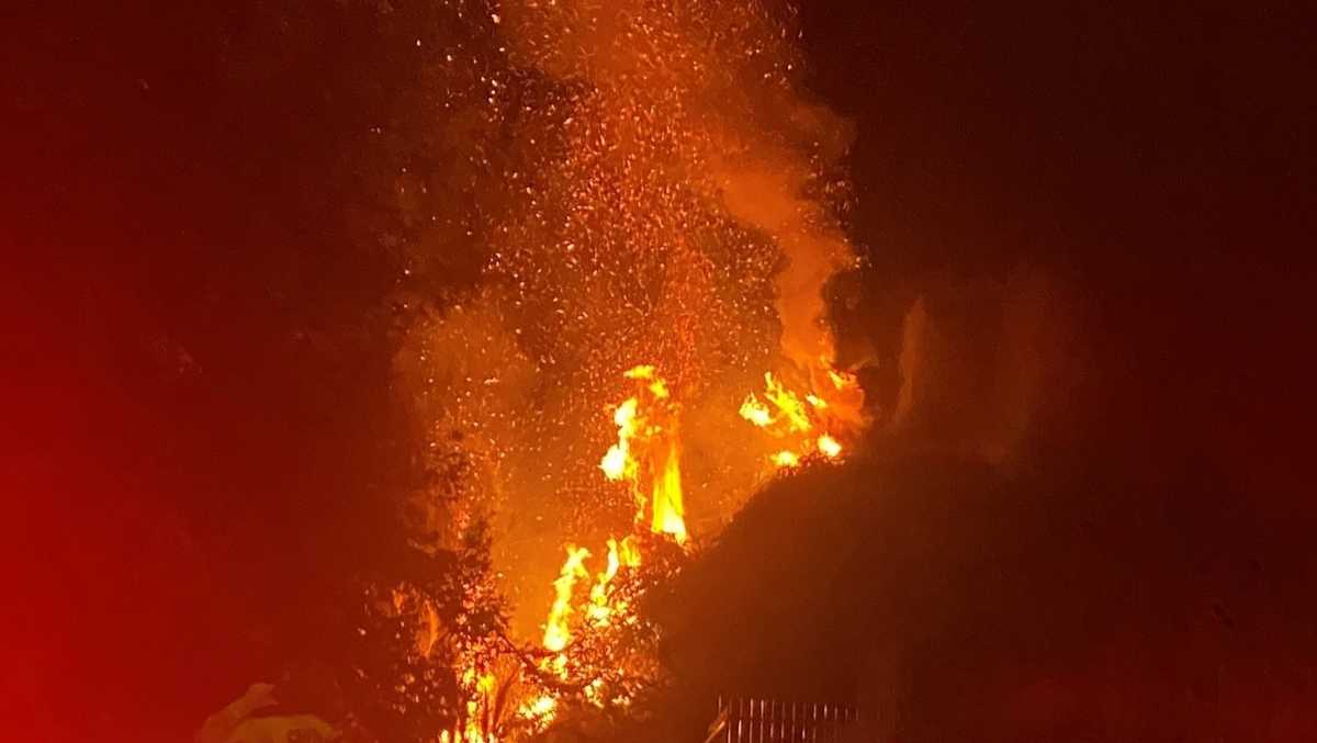 1 arrested for alleged arson of hillside in California